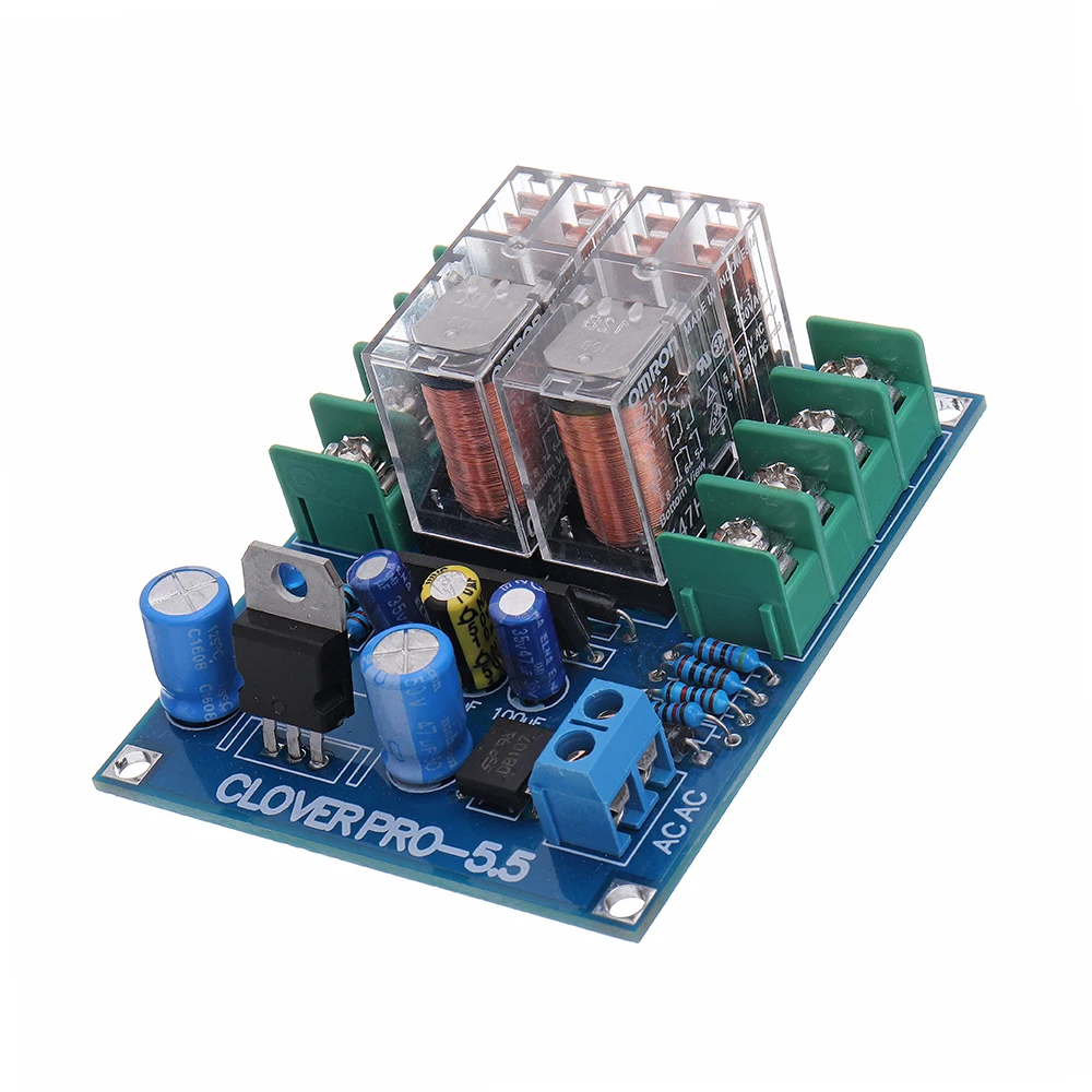 UPC1237 динамик Защита доска двойной Omron Реле для HIFI усилитель DIY динамик Комплект