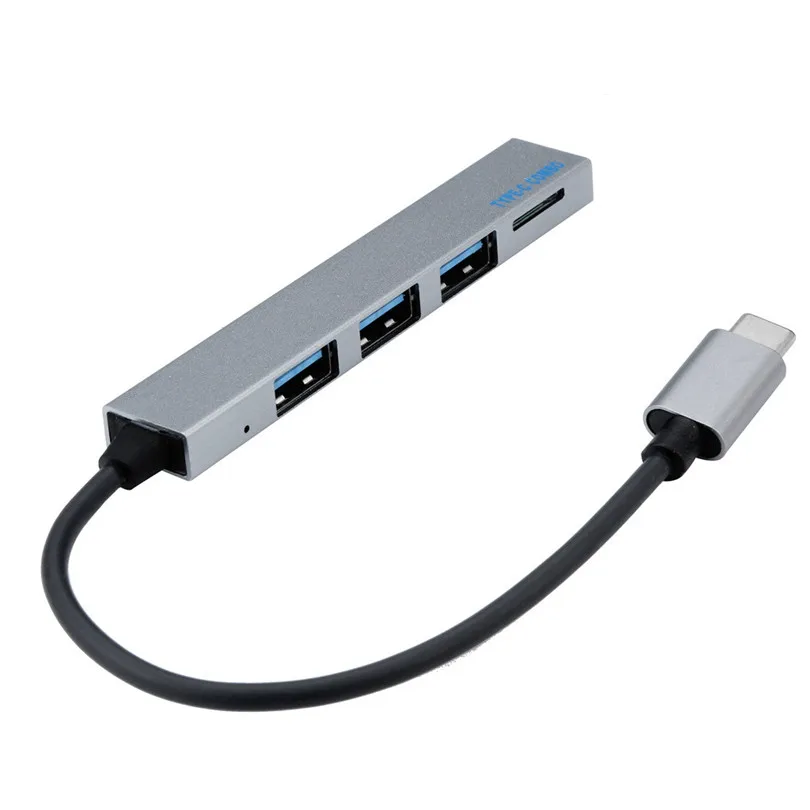 Usb-концентратор Type-C-3 экспандер ультратонкий мини портативный 3-портовый