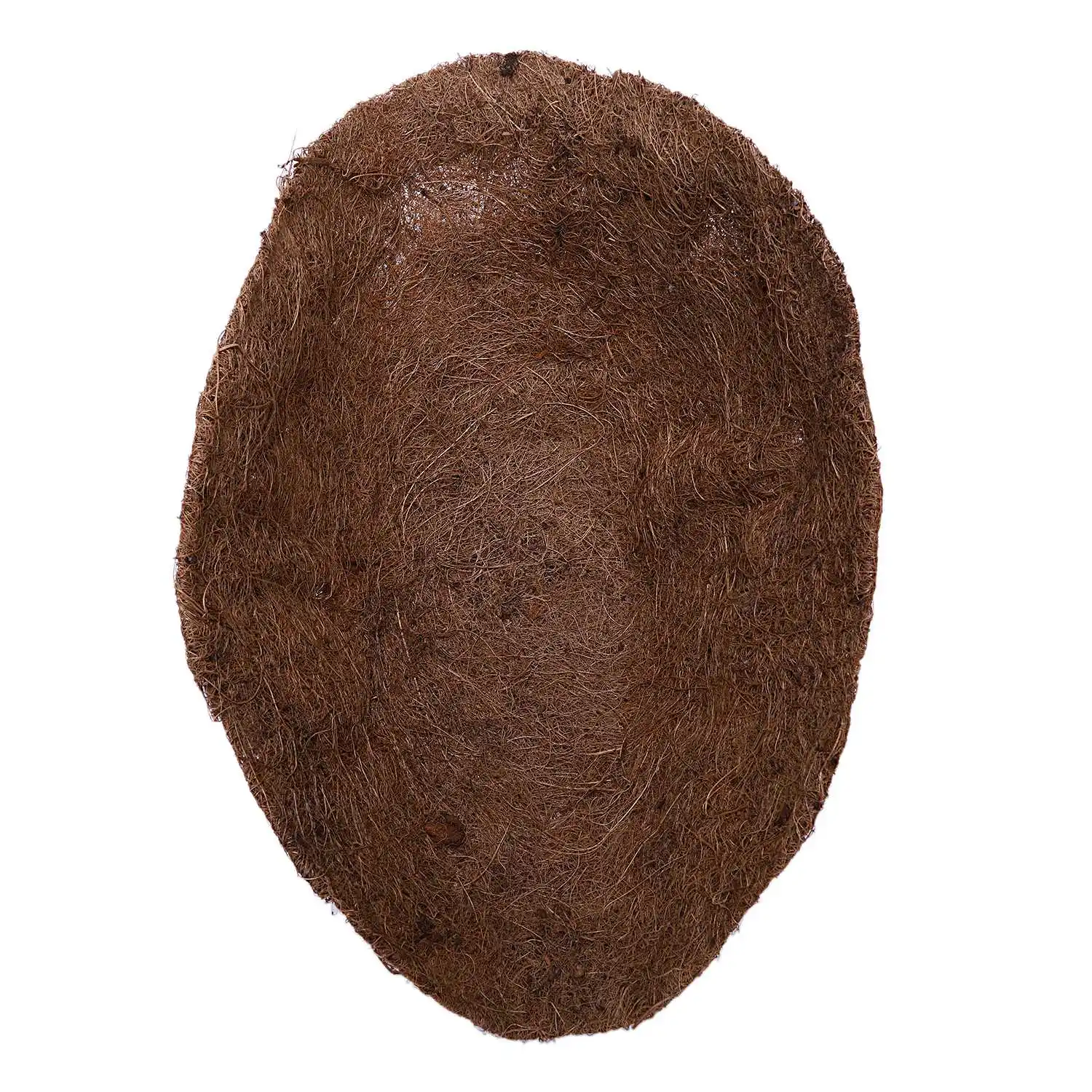 Promotion! ( Pack of 2 )Brown Half Round Pre-Formed Replacement Coco Liner 12-Inch Brown Coconut | Pot Trays