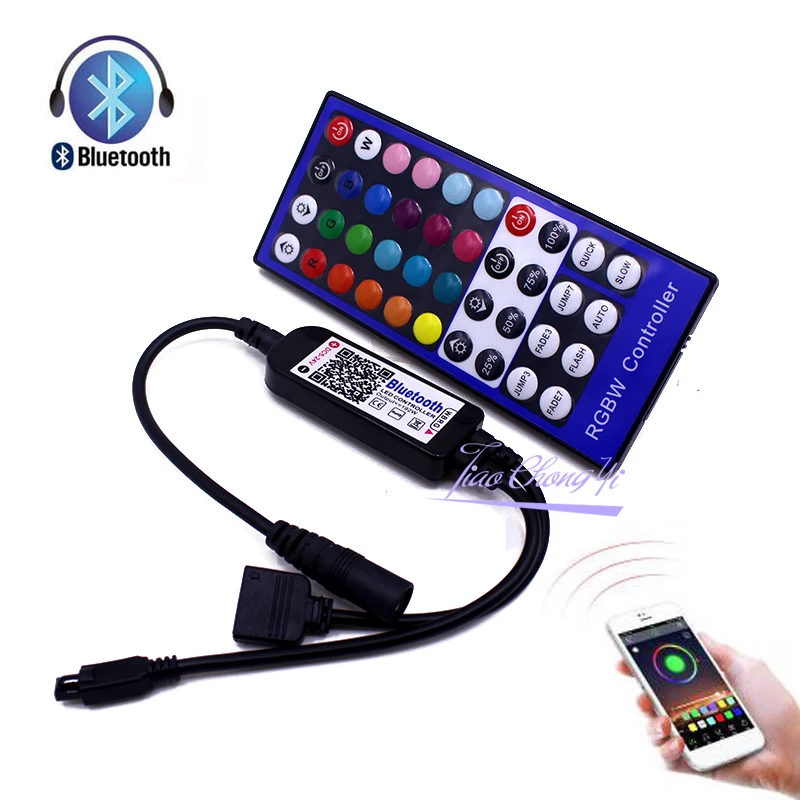 Светодиодный диммер Bluetooth RGBW с пультом дистанционного управления 40 клавиш