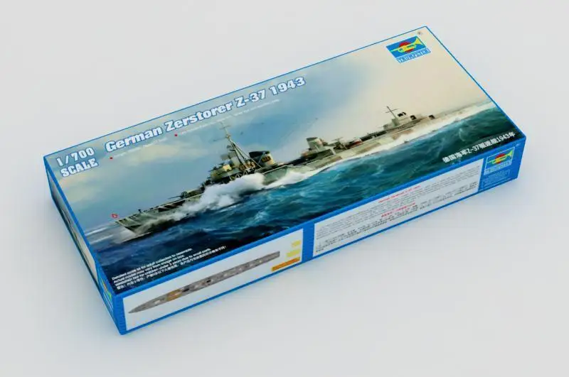 Trumpeter 1/700 05791 немецкий Zerstorer Z-37 1943 | Игрушки и хобби