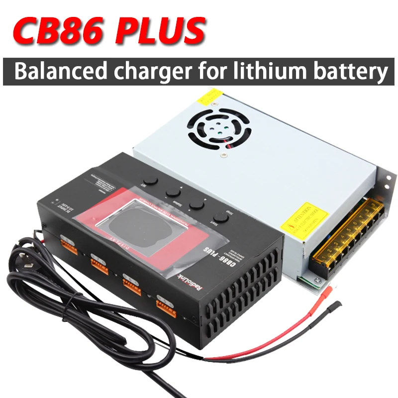 Зарядное устройство Radiolink CB86 Plus 1 шт. высокомощное умное зарядное 6 А 220 Вт для 8
