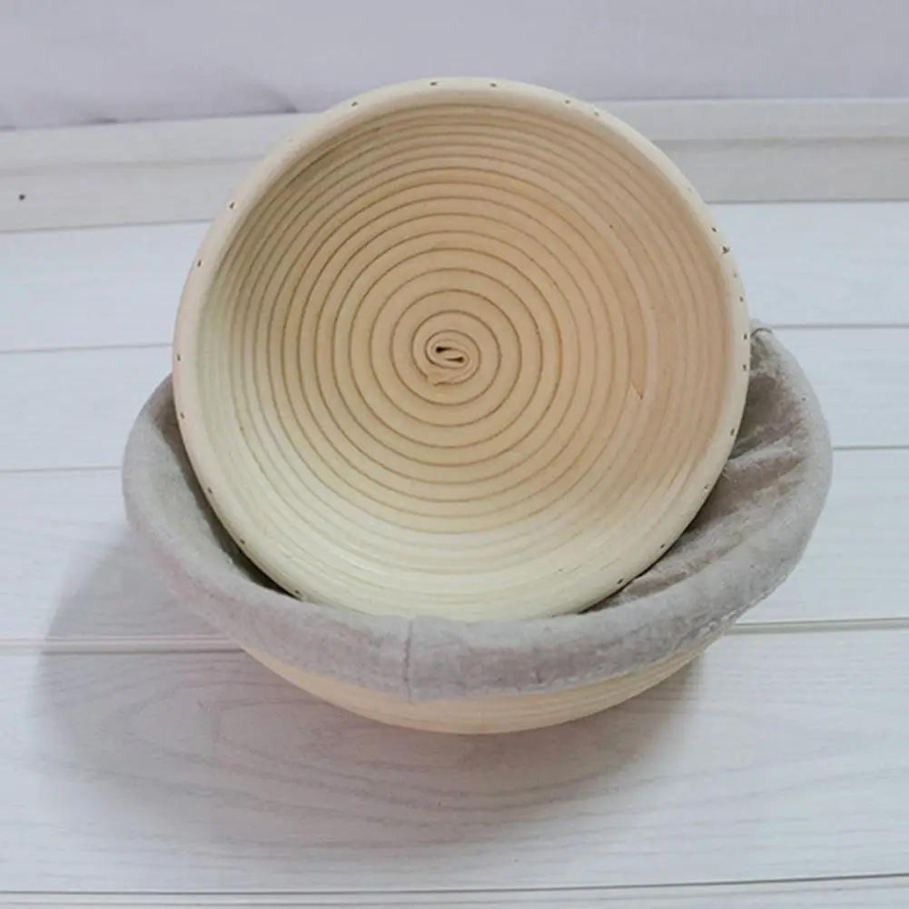 Круглая ротанговая корзина для выпечки из ротанга хлеба|Корзины хранения| |