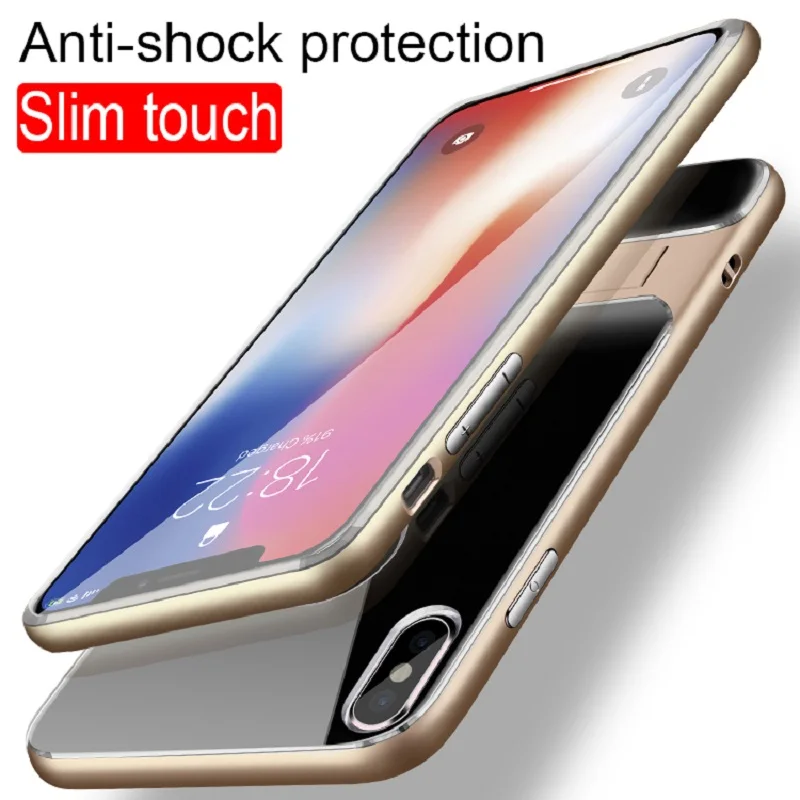 Противоскользящий Жесткий ПК + ТПУ Fundas Capa корпус для iPhone X XS MAX XR ультра тонкие