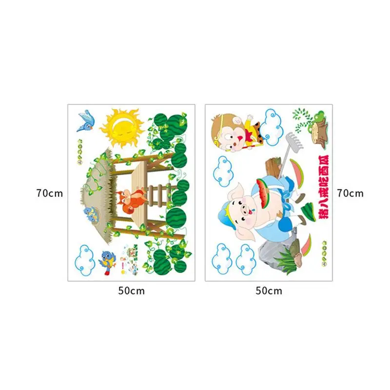Мультфильм Путешествие на Запад стикер стены для детской комнаты Съемный