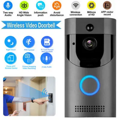 1080P Смарт WIFI безопасности дверной Звонок беспроводной видео дверь телефон камера