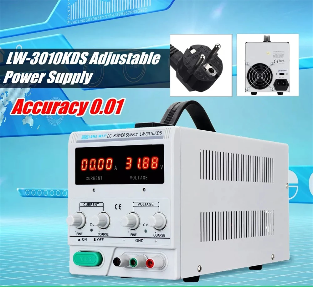 LONG WEI LW-3010KDS Регулируемый цифровой Дисплей DC Питание 110V/220V для детей на возраст от 0