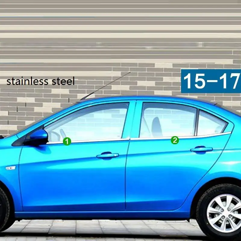 DEL # хромированные модифицированные оконные наружные аксессуары молдинги для