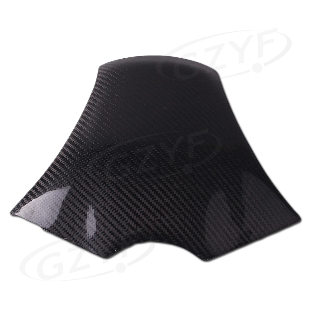 motorcycle fuel gas tank cover protector for honda cbr600rr cbr 600 rr 2007 2008 2009 2010 2011 2012 carbon fibre part accessory free global shipping