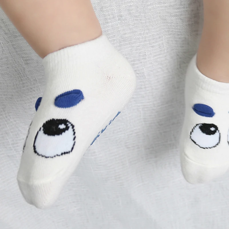 Calcetines antideslizantes de dibujos animados para beb&eacute;, ni&ntilde;o, Oto&ntilde;o, reci&eacute;n nacido, barco, zapatos de verano, Kindersokken-2