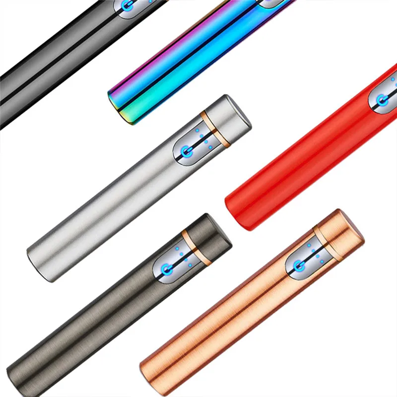 Mrosaa Вольфрамовая USB зажигалка ветрозащитный негорящий сенсорный выключатель