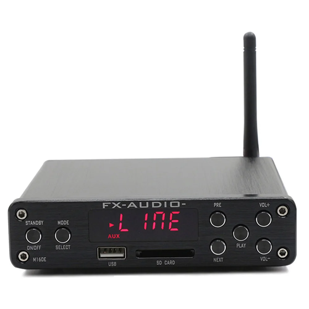 Fx аудио M 160E bluetooth 4 0 цифровой усилитель 160Wx2 USB/SD/AUX/PC USB Loseless плеер для|Усилители