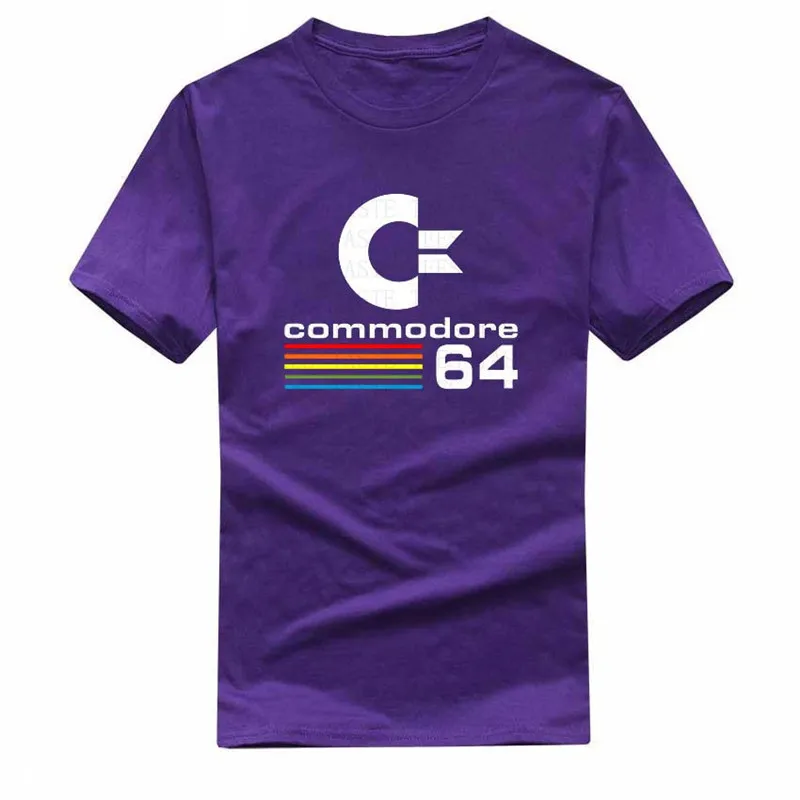 2018 летние Commodore 64 Футболки C64 SID Amiga Ретро 8-bit ультра классный дизайн винил футболка