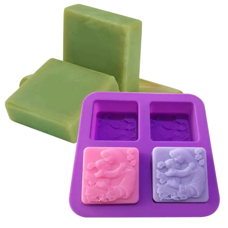DIY Silicone Handmade Soap Mold Parent-child Fast Delivery | Дом и сад