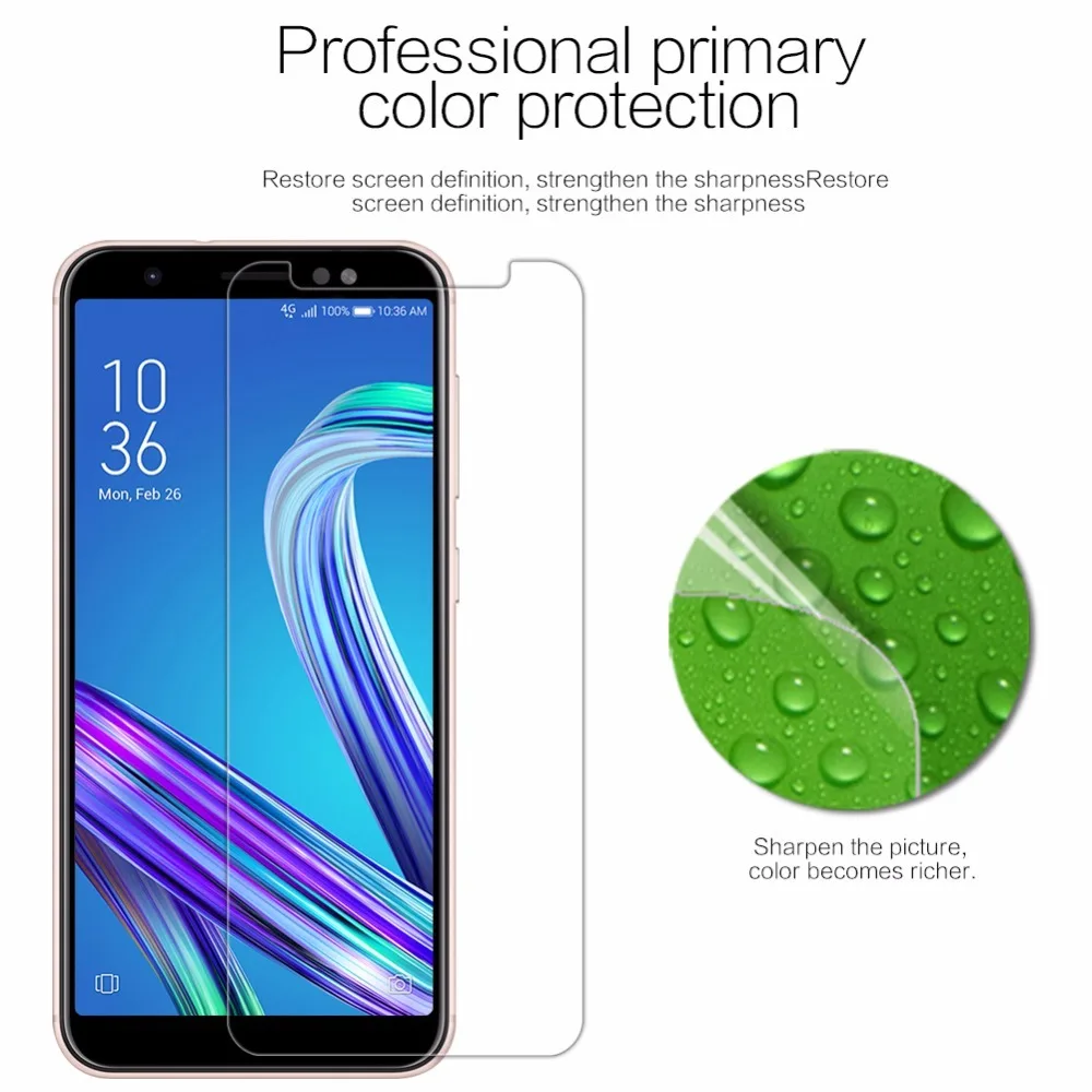 Для Asus Zenfone Max M1 ZB555KL защита для экрана NILLKIN кристально прозрачная/Матовая