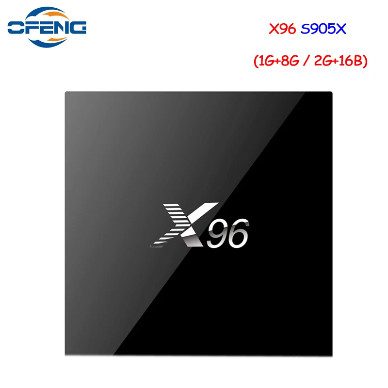 

ТВ-приставка X96, четырехъядерный процессор Amlogic S905X, Android 6,0, 4K, 1 ГБ/2 ГБ, 8 ГБ/16 ГБ, 2,4G, Wi-Fi, HD, 100 A, Смарт ТВ-приставка, медиаплеер, M Ethernet