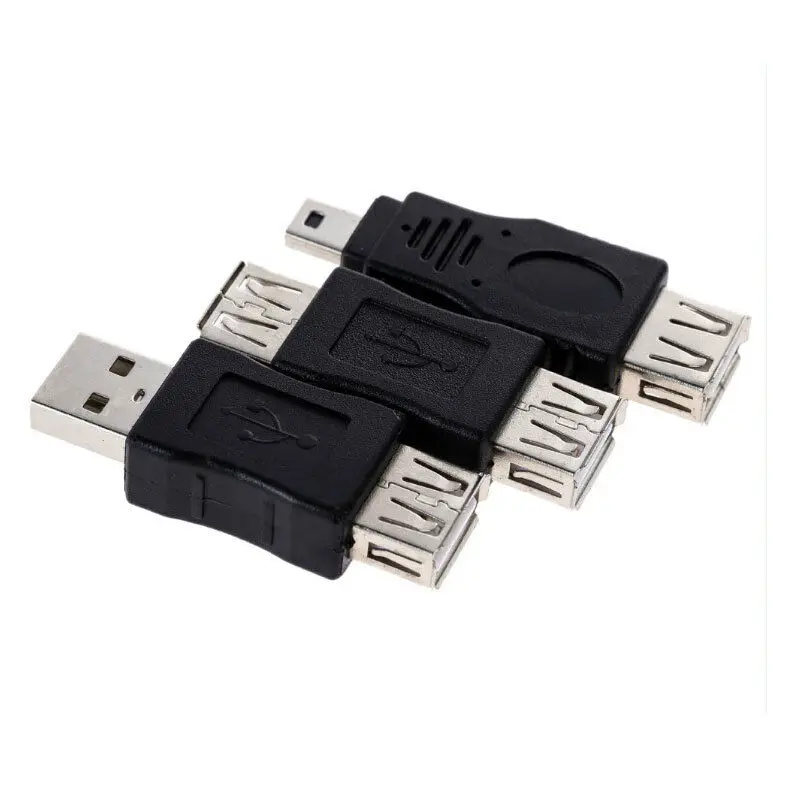12PCS OTG 5 Pin F/M Micro Changer Adapter Converter USB Male to Female New | Электроника