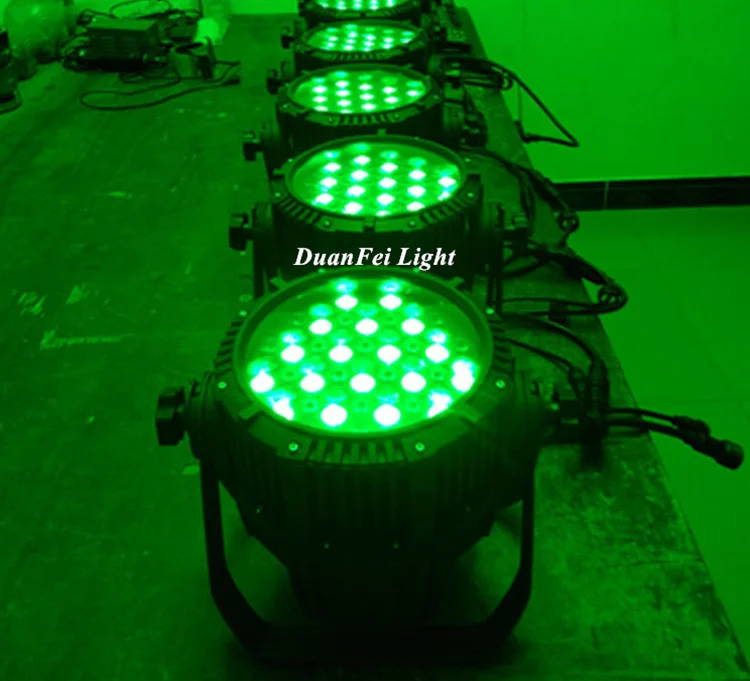 (Flycase) 4 шт./лот сценический rgbw led par Открытый ip65 Водонепроницаемый огни dmx 54x3|Эффект