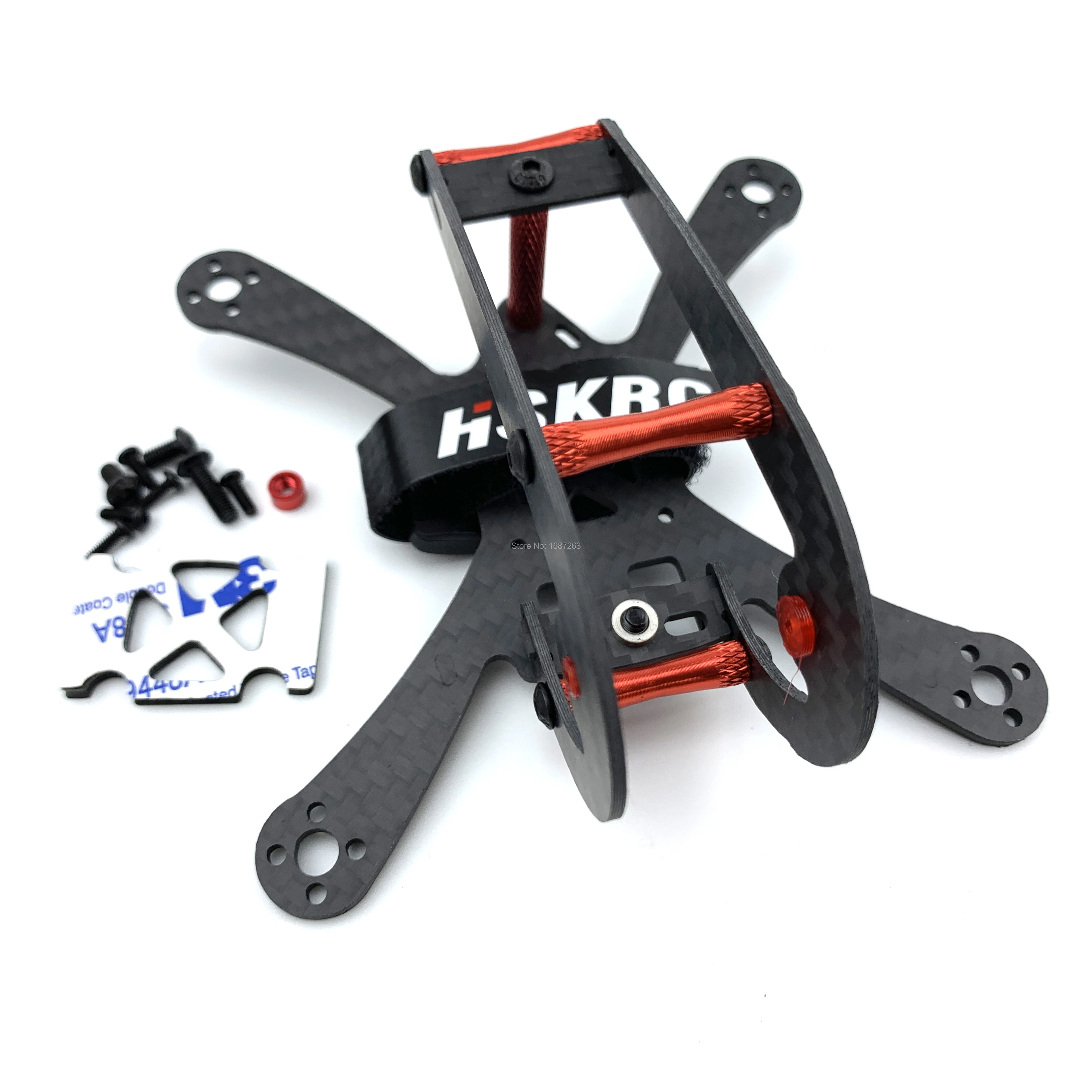 HSKRC 73 # Mini X118 118 мм/X150 150 мм углеродное волокно с 3 рукояткой FPV гоночный Квадрокоптер