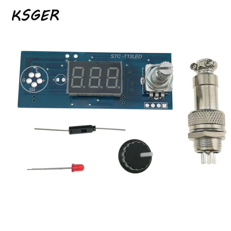 : KSGER T12 STC светодиодный электрический блок цифровая паяльная станция Температура