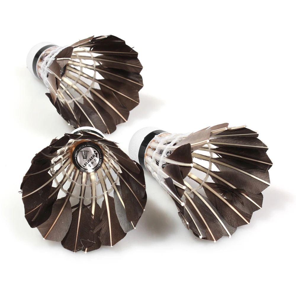 12 шт/баррель утки перо Бадминтон Воланы Крытый Открытый Спорт Обучение бадминтон