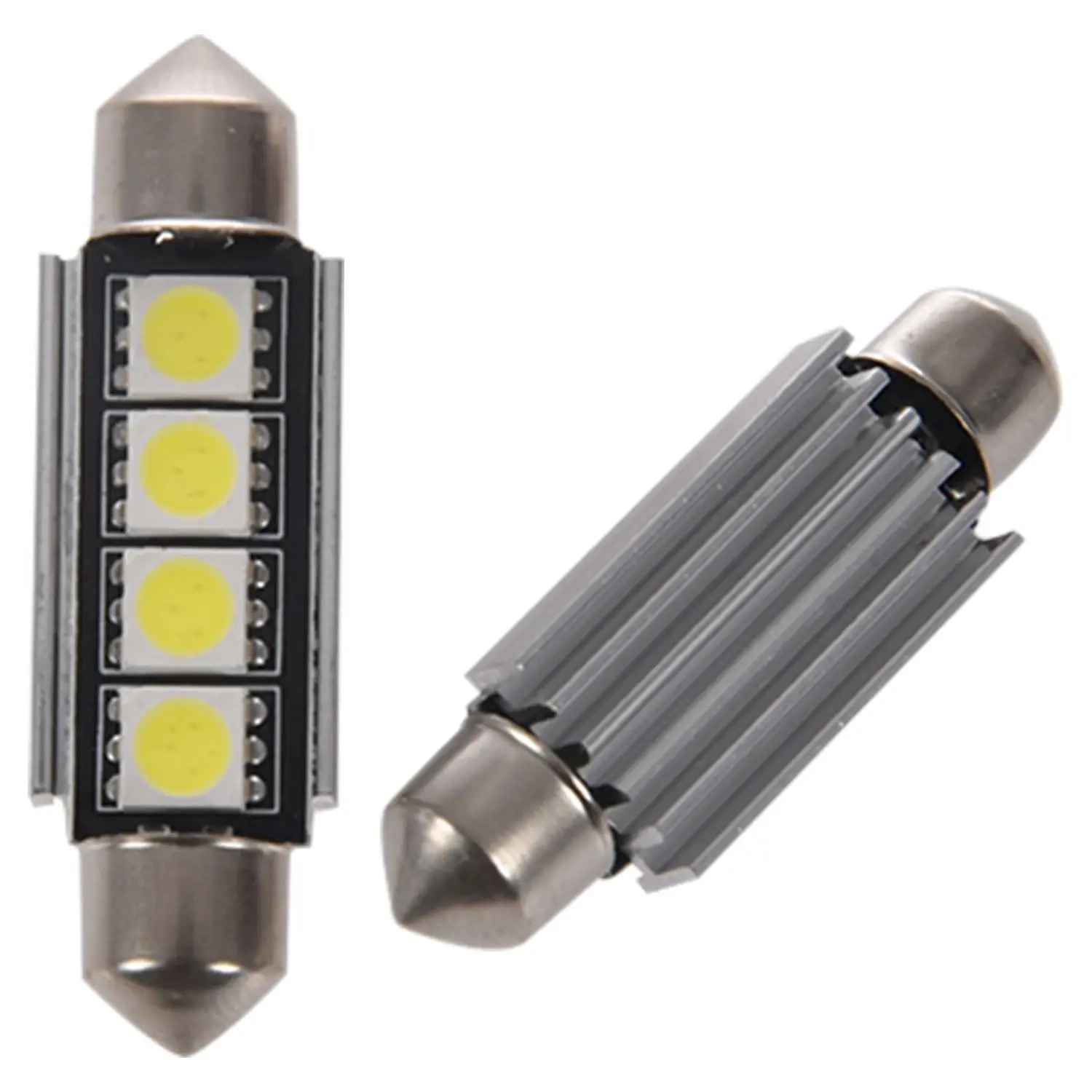 2x Festoon CANBUS 41 мм C5W SV8 5050 светильник лампа внутренняя панель белый|Светодиодные