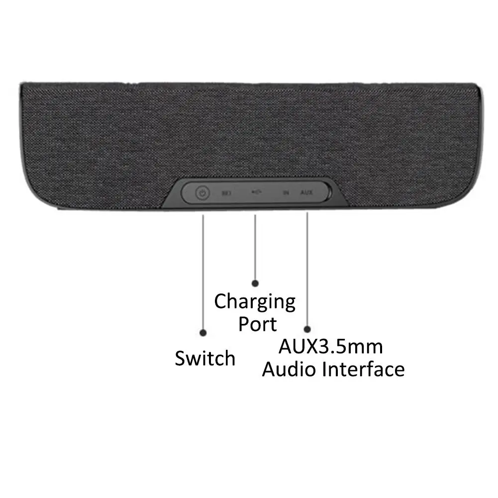 Портативный Bluetooth динамик беспроводной громкий звук карманный мини HD длительное