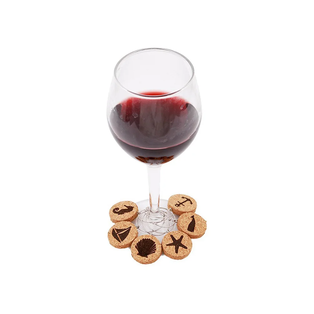 6 шт. подвески кольца для винных бокалов|Принадлежности - Цена: 183,31 руб.