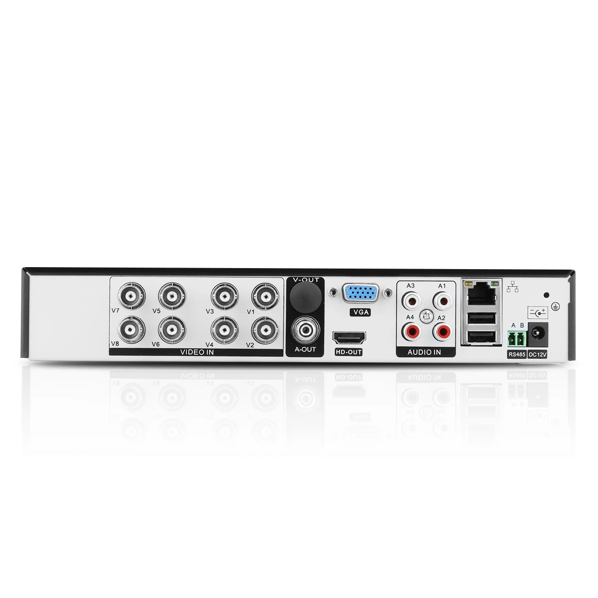FLOUREON 5 в 1 AHD DVR Поддержка TVI/CVI/AHD/аналоговые/IP камеры 8 каналов 1080N HDMI H.264 CCTV видео