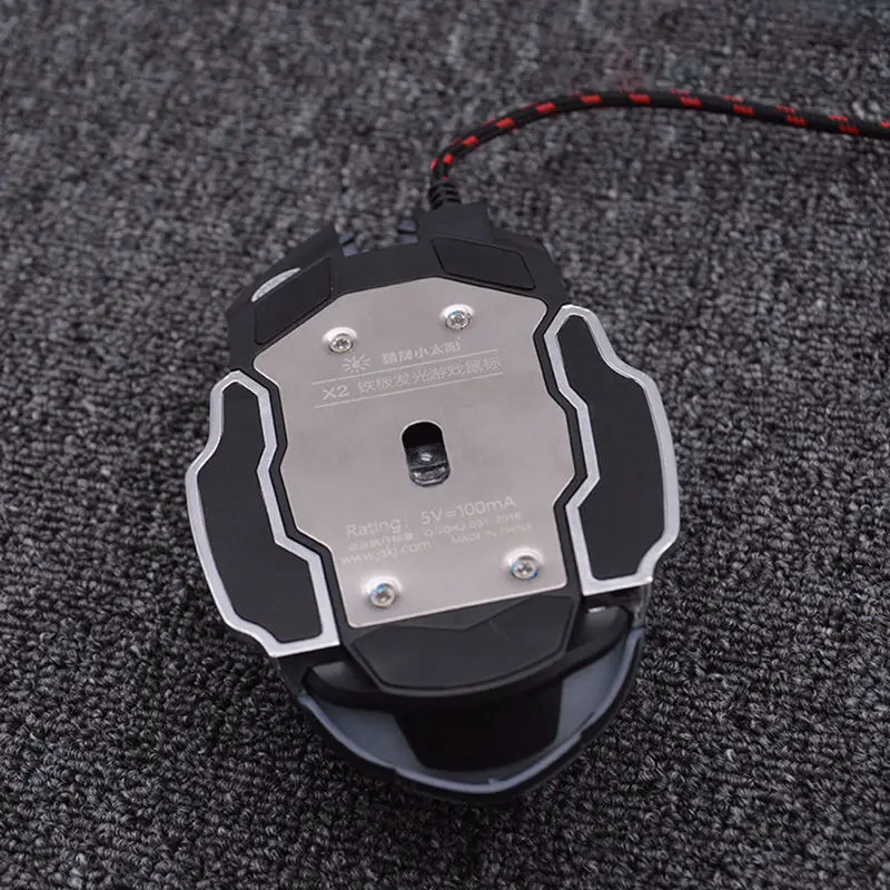 Sunrose X2 Проводная Usb компьютерная игровая мышь 6D цветные светящиеся кнопки Laptop1200Dpi
