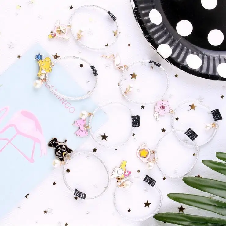 Women Head Rabbit Girl Fox Cute Band Headwear Rope Tie Hair Gifts that women love Elastic Necklace Cat Cartoon | Украшения и