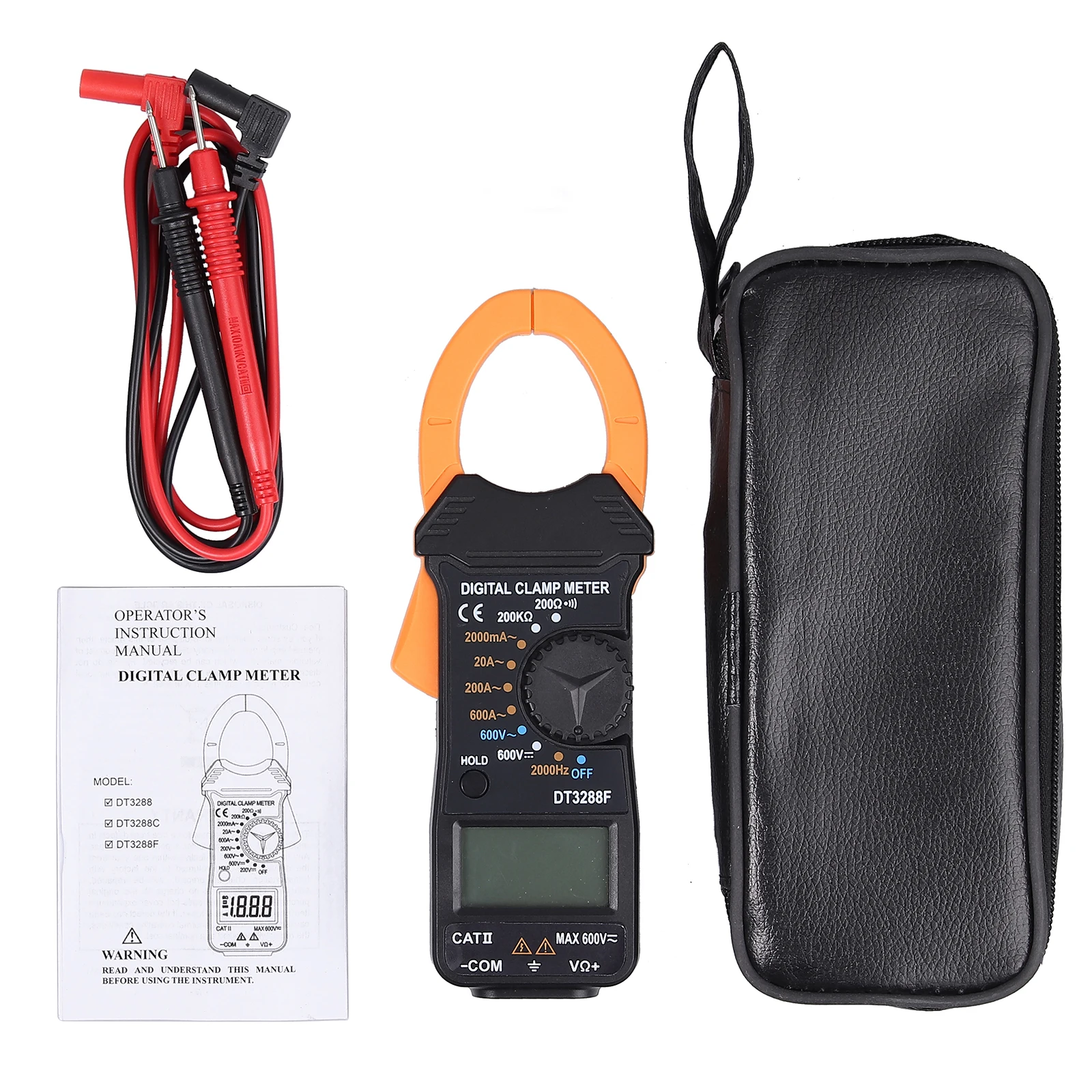 Proster плоскогубцы мультиметр зажим переменного и постоянного тока амперметр в