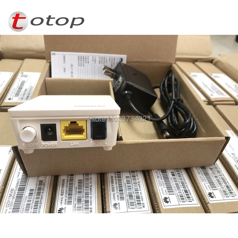 100 шт./лот HG8010H EPON ONU ONT 1GE порт SC UPC интерфейс английская прошивка с одной коробкой и