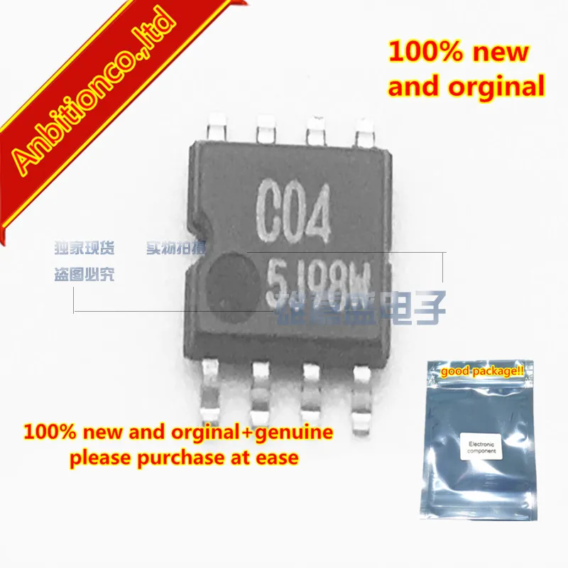 10 шт. 100% новый и оригинальный BR24C04 BR24C04F WE2 шелк экран C04 SOP8 I2C автобус совместимый