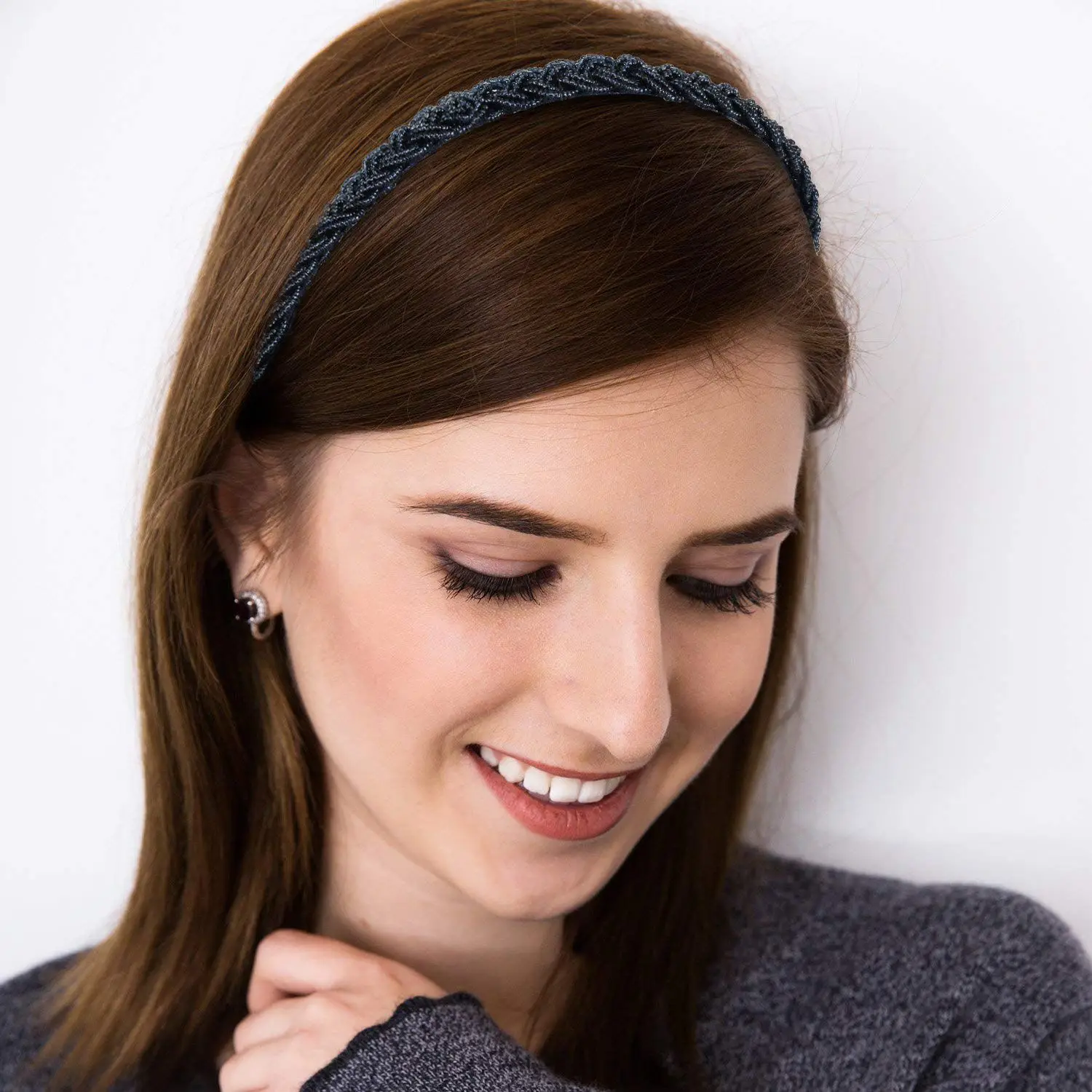 6 Pieces Beaded Hair Hoop Headband Bead Band Women Girls Accessories | Украшения и аксессуары