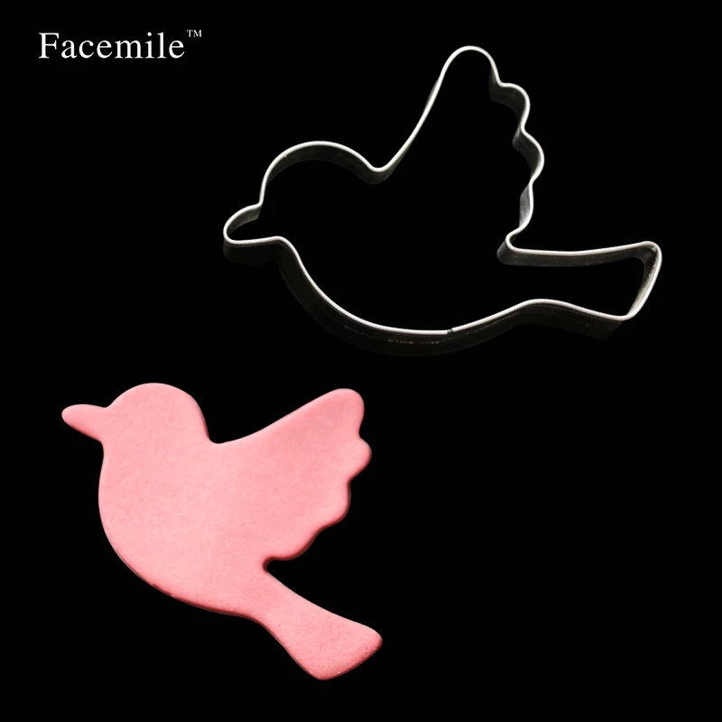 Peace Dove Bird сплав форма для печенья Sugarcraft Buscuit инструменты украшения выпечки тортов
