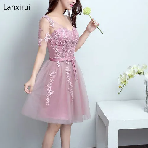 Винтажные 4 вида стилей кружевные платья для девочек светло розовое фатиновое