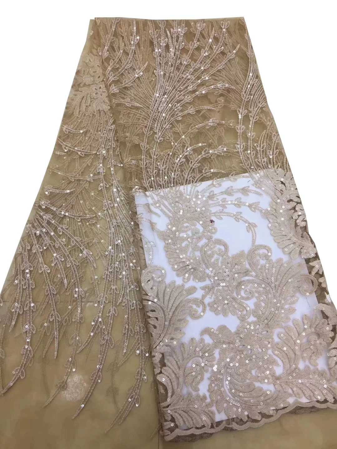 5yards Guangzhou lace textile material fabric 100% polyester french for garment dp | Дом и сад