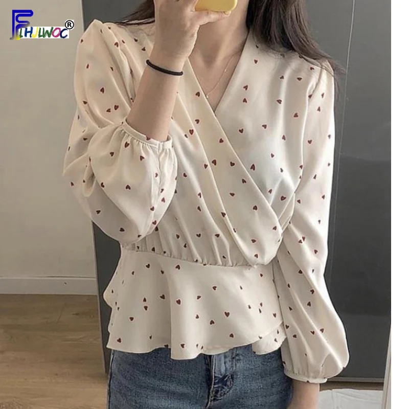 Женские летние топы с V образным вырезом Корейский Японский преппи стиль для