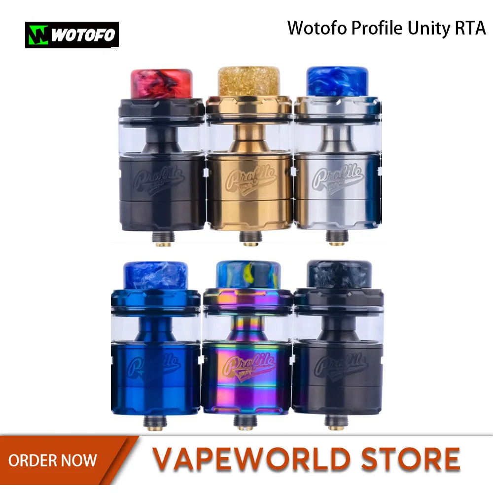 Оригинальный Wotofo профиль Unity RTA распылитель 3 5 мл Vape бак восстановление капель