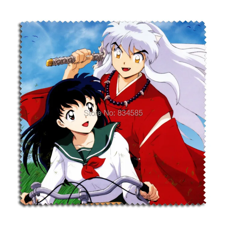2 шт./компл. Inuyasha красочные аниме фланелевые линзы очки чистая ткань с & Moneca Stori