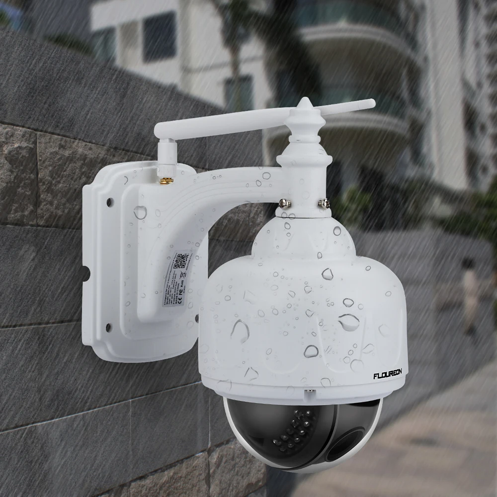 Floureon 1080 P Wi Fi 2 7 13 5 мм H.264 Беспроводной видеонаблюдения TF микро sd карты 5xzoom IR CUT IP66