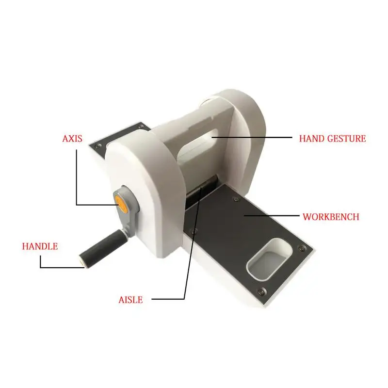 Ручной коленчатый Бумага искусственные поделки без отверстий Сталь резки машина