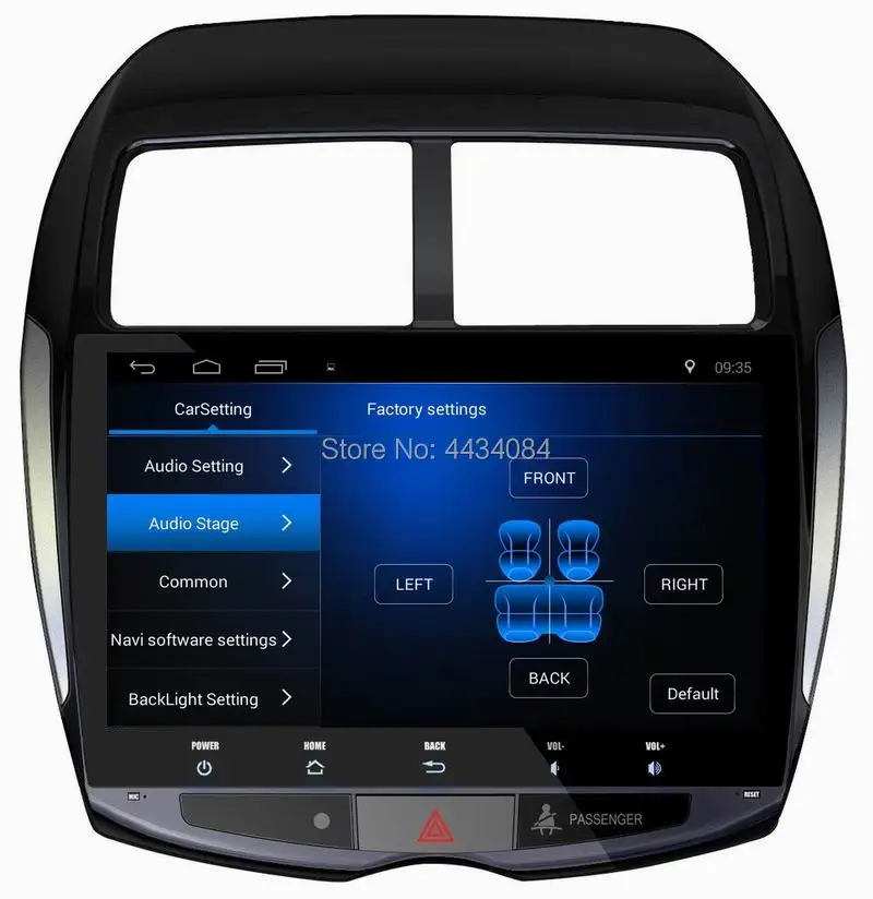 Головное устройство Ouchuangbo на android 9 0 для Mitsubishi ASX 2013 2015 с поддержкой USB swc Wi Fi 4