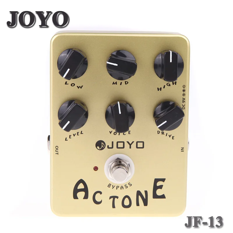 JOYO JF 13 гитарная педаль AC тон усилителя Vox симулятор Электрогитары Bypass Запчасти и