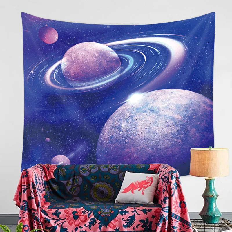 Вселенная звезды гобелен висит Ткань Гобелен в стиле бохо стены подвесной платок