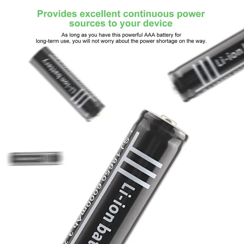 3 7 V 6000Mah 18650 литий-ионная аккумуляторная полимерная литиевая батарея для фонарика