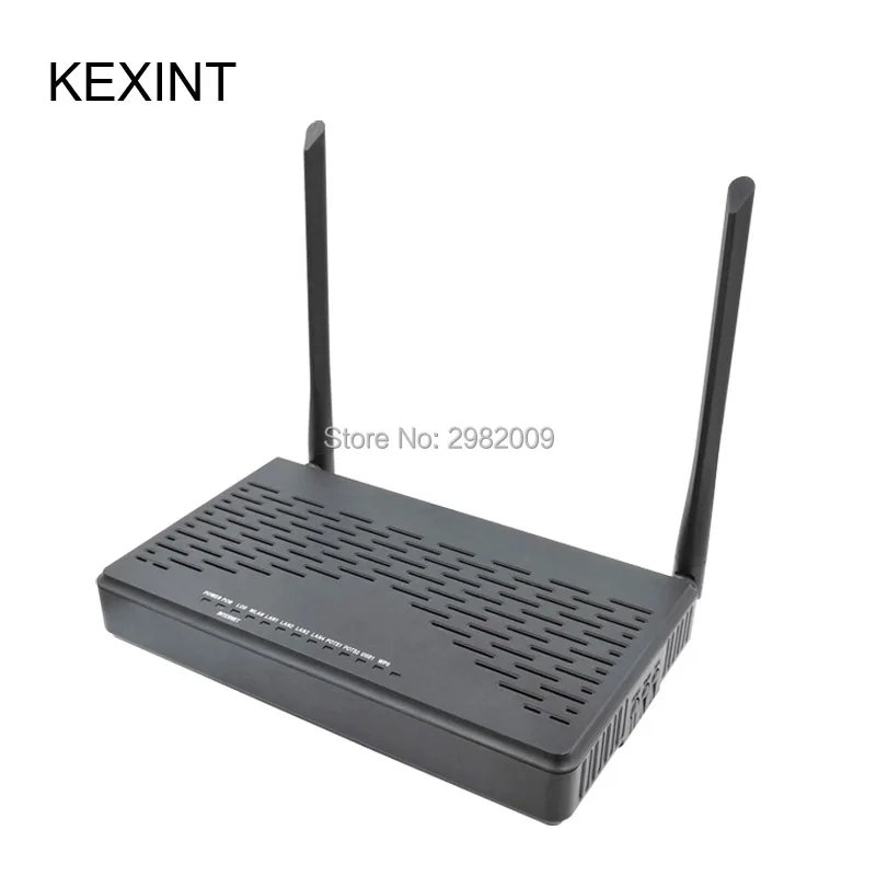 Устройство GEPON ONU 4GE 2 Кастрюли WiFi черный OLT ONT GPON 1 SC UPC PON порт|Оптоволоконное