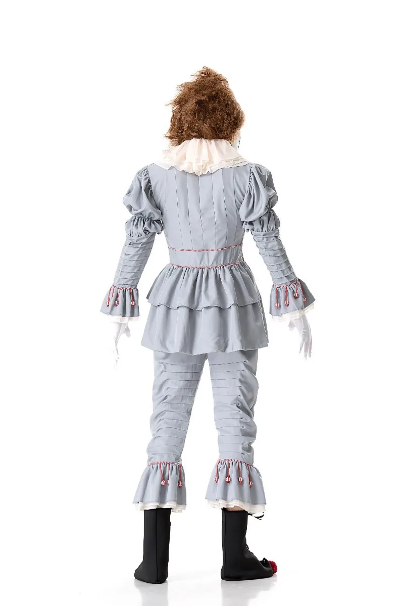 Хэллоуин клоун шоу костюм Grand Heritage Pennywise кино Одежда для взрослых|Праздничные