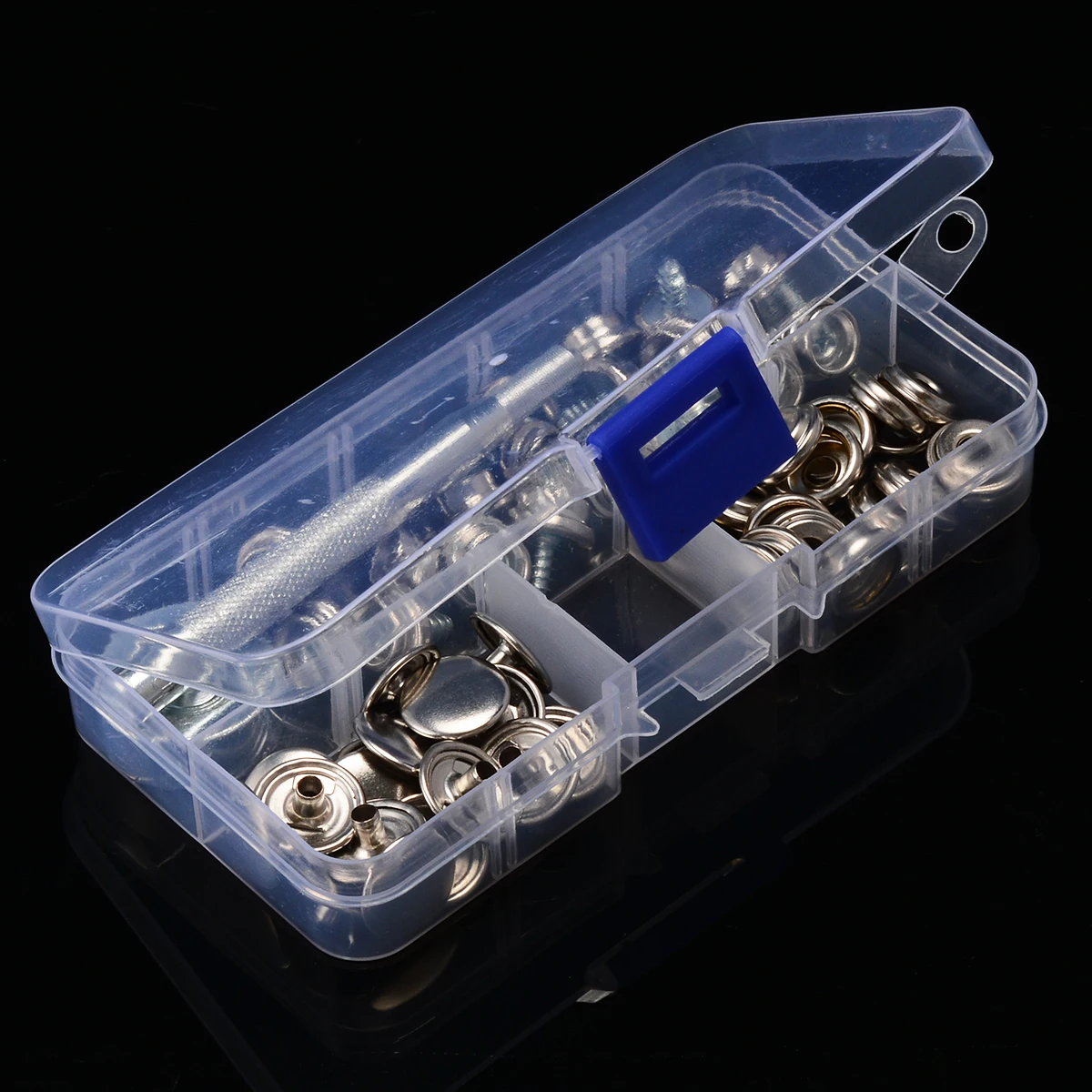 

62pcs 5/8" Snap Fastener Screw Buttons with Buttons Sockets and Screw Studs Attaching Tool for Tent Boat Marine Canvas Cover